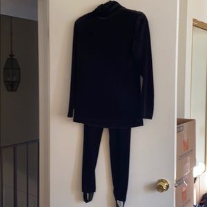 Vintage Eleanor P Brenner velvet suit.
